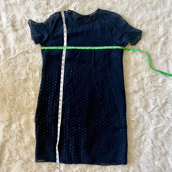 LIFE WITH BIRD Sparkling Embellished Black Silk Dress Size 2 - Picture 6 of 9